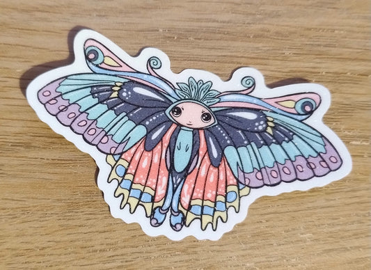 Flutterbella Die Cut Sticker