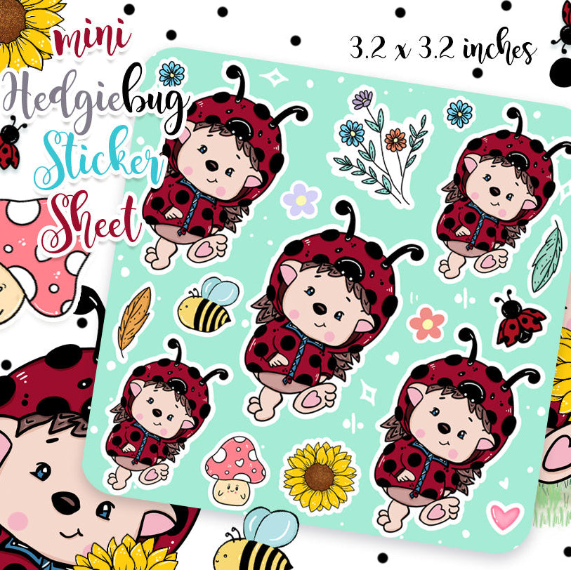Mini Hedgiebug Sticker Sheet