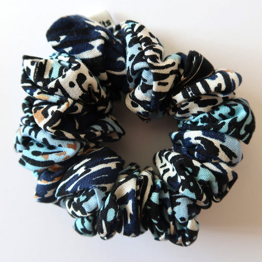 Scrunchie - Blue Swirls