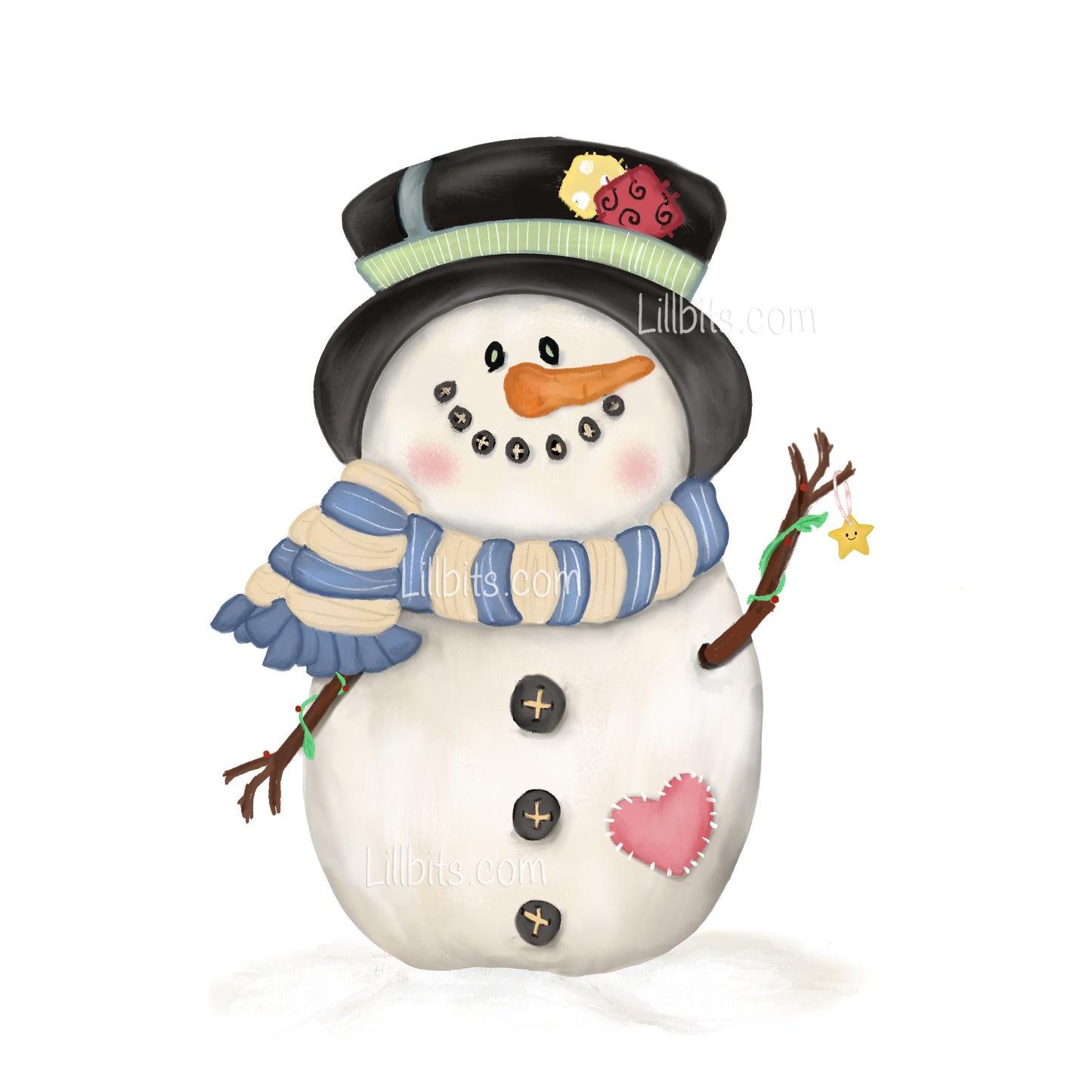 A6 Chester the Snowman SSheet