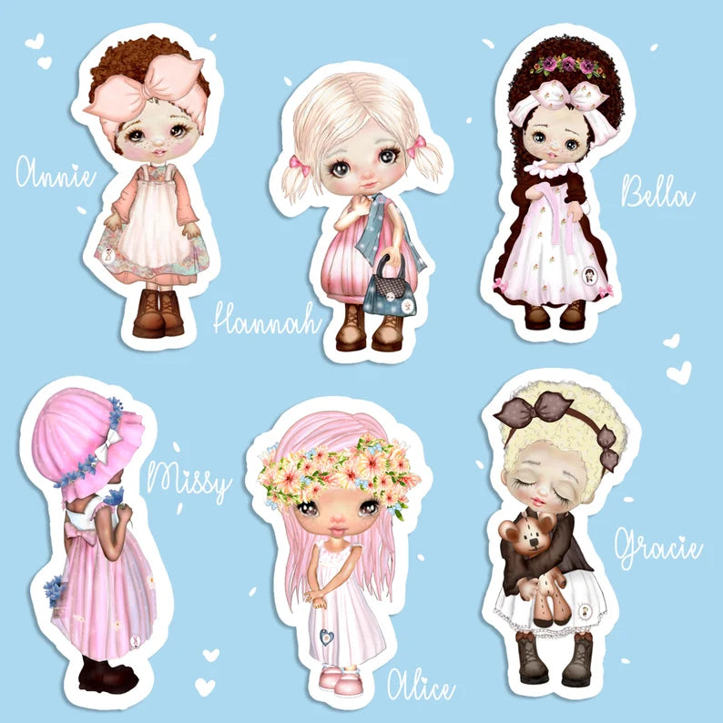 Lill Dolls Sticker Set 1