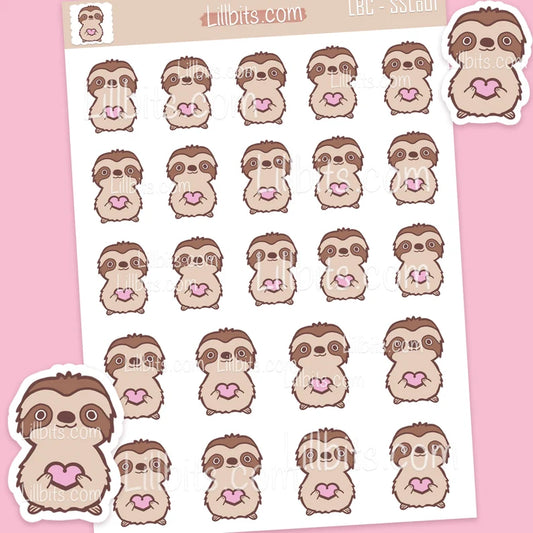 A6 Sammy Sloth Sticker Sheet
