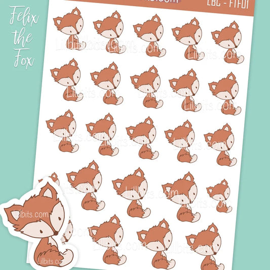 A6 Felix the Fox Sticker Sheet
