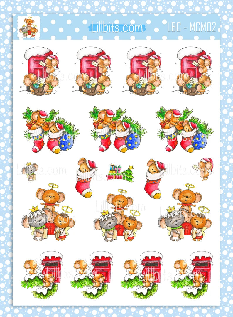 Merry Chrismouse Sticker Collection