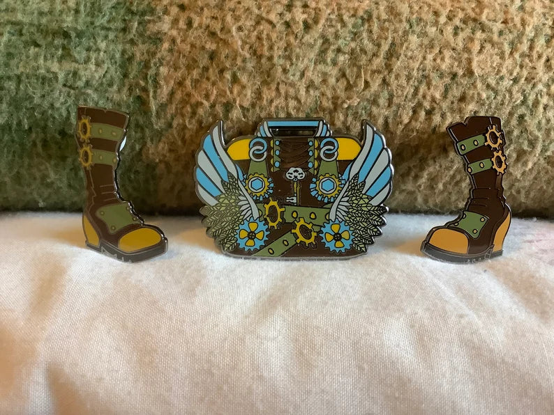 Steampunk Fashion Pin Set