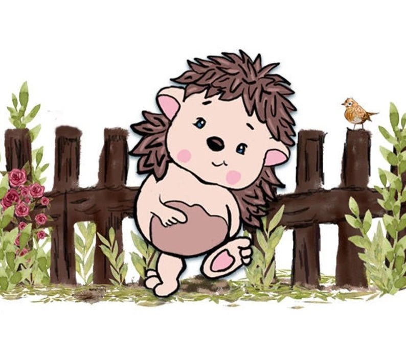 Harry Hedgie enamel pin
