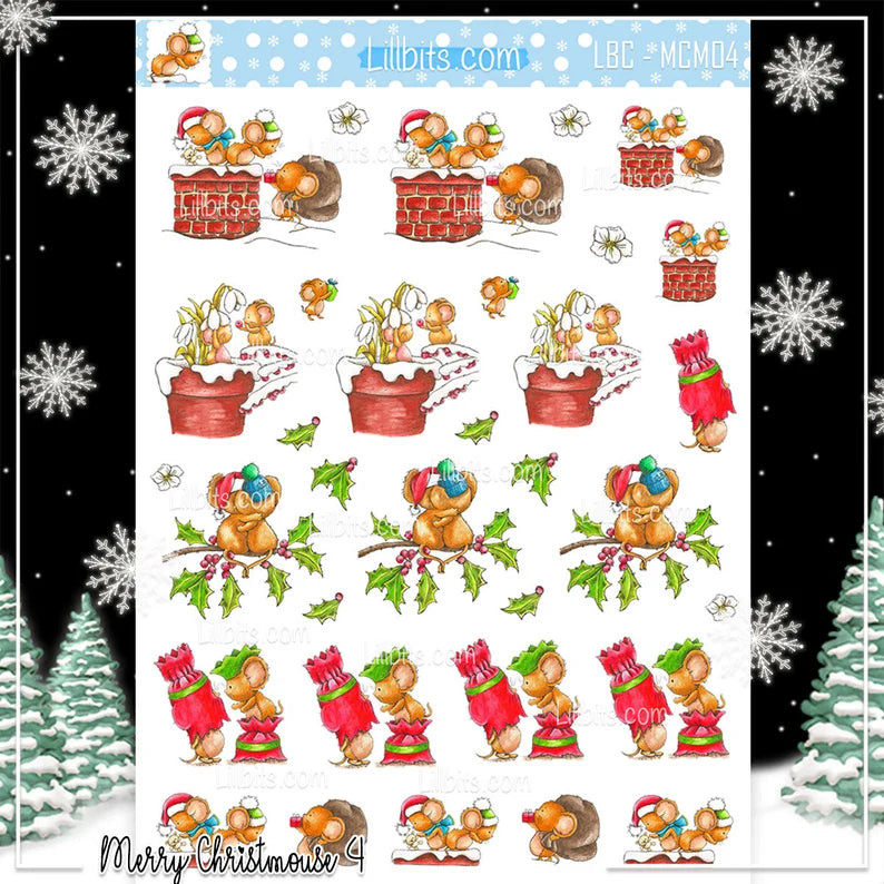 Merry Chrismouse Sticker Collection