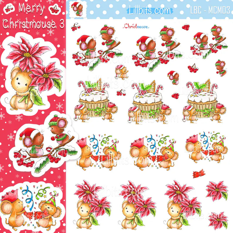 Merry Chrismouse Sticker Collection