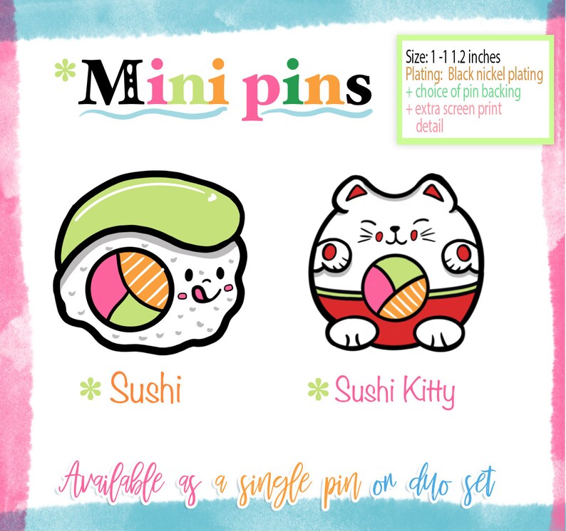 Sushi Pin Set