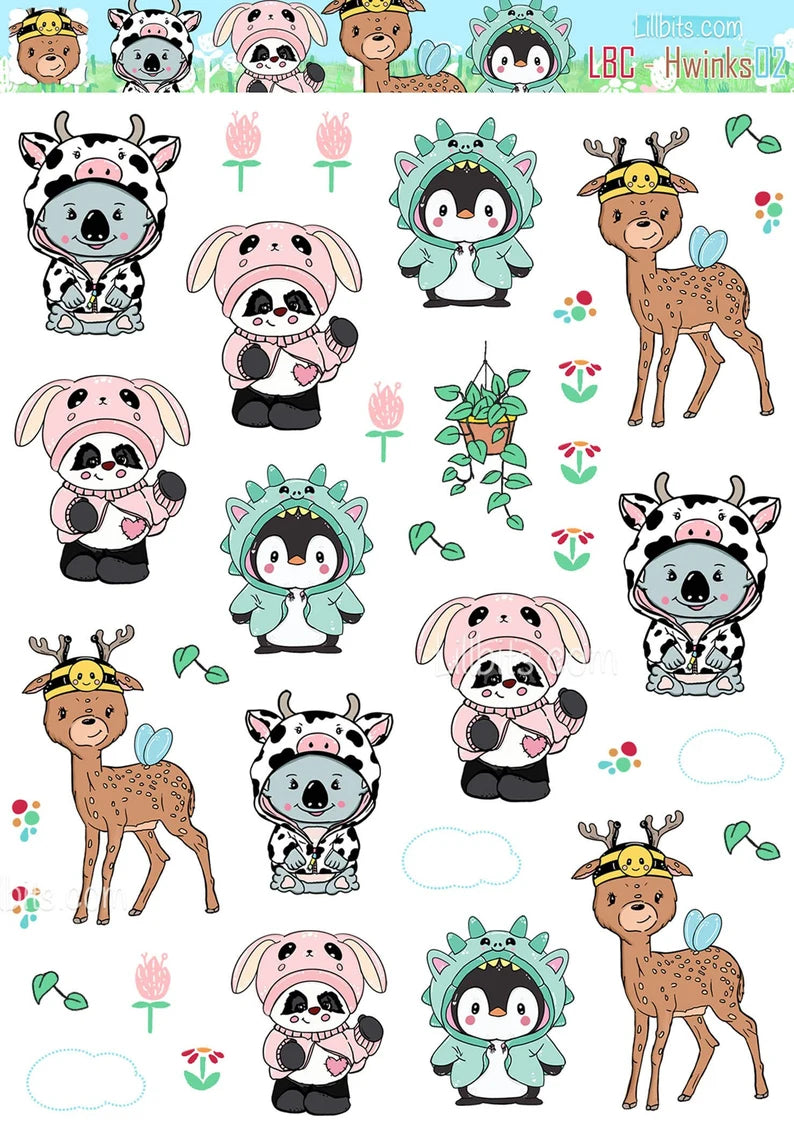 A6 Hoodiwinks Sticker Sheet 2