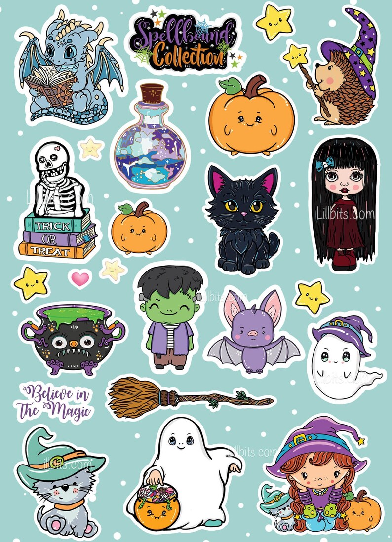 Spellbound Sticker Set