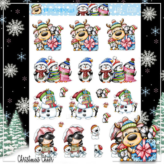 A6 Christmas Cheer Sticker Sheet