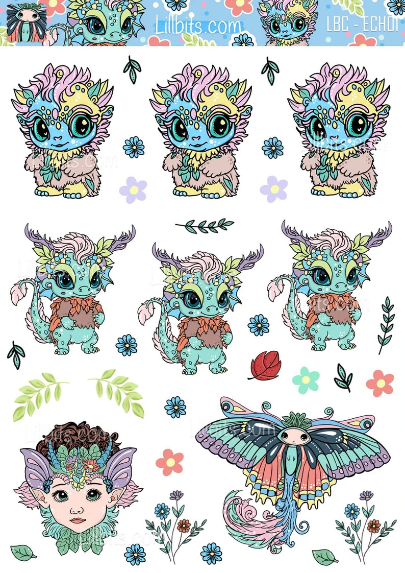 A6 Sticker Sheet - Enchantalings