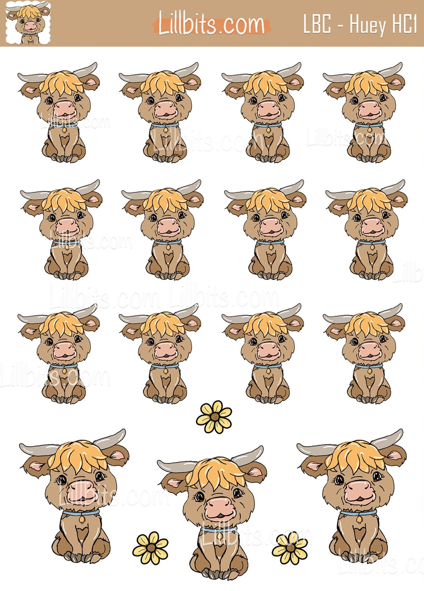 A6 Huey Sticker Sheet