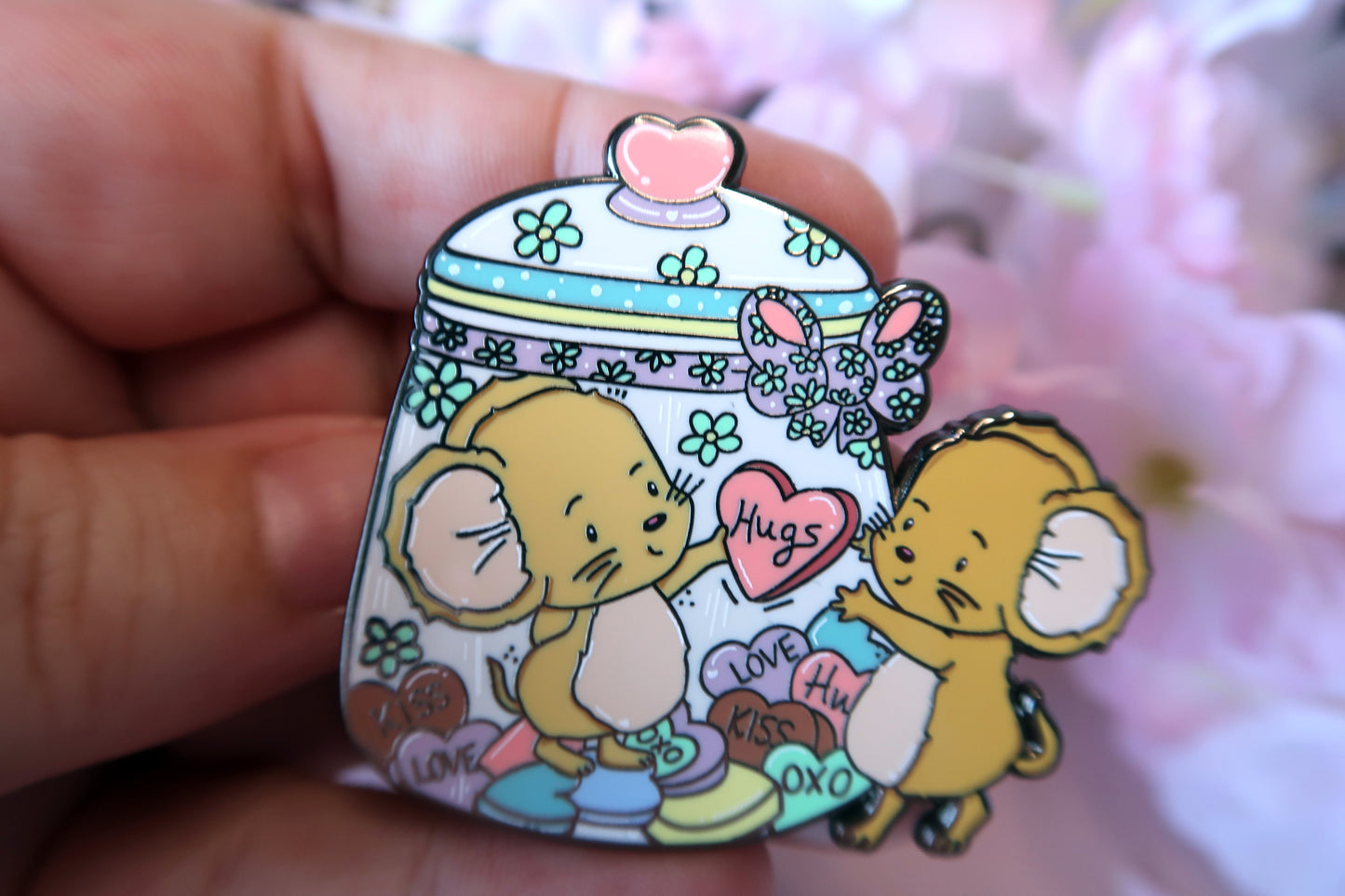 PRE ORDER Jar of Hugs Pin