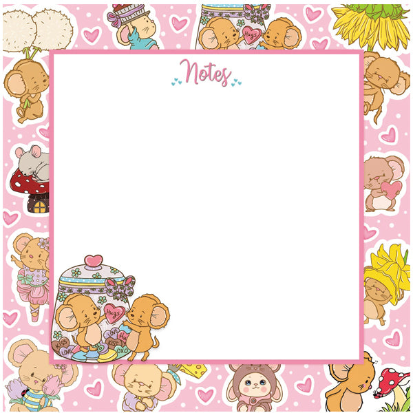 Lill Mice Post It/Sticky Note pad