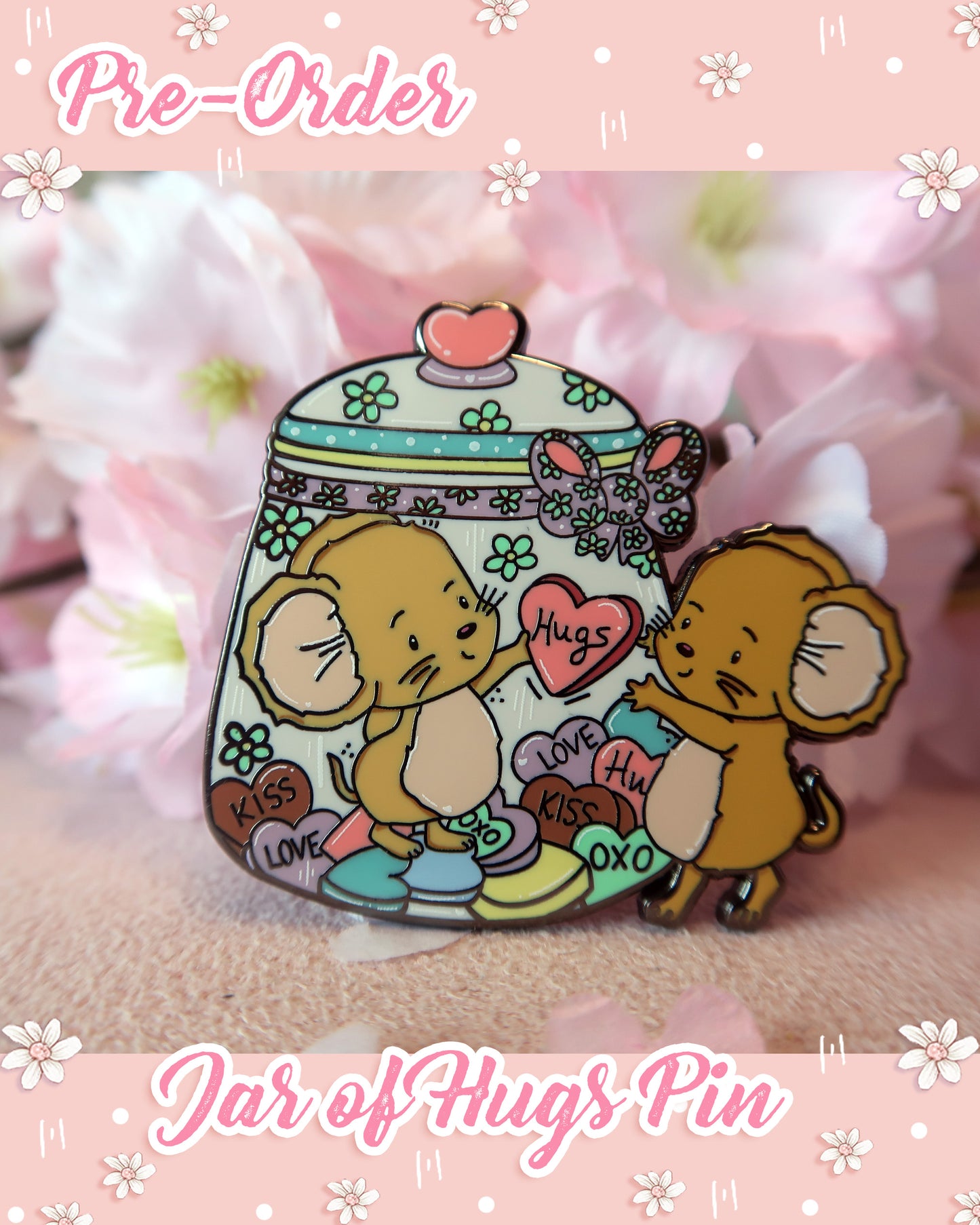 PRE ORDER Jar of Hugs Pin