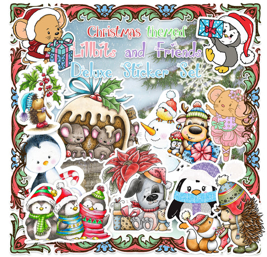 Christmas Cuties Deluxe Sticker Set