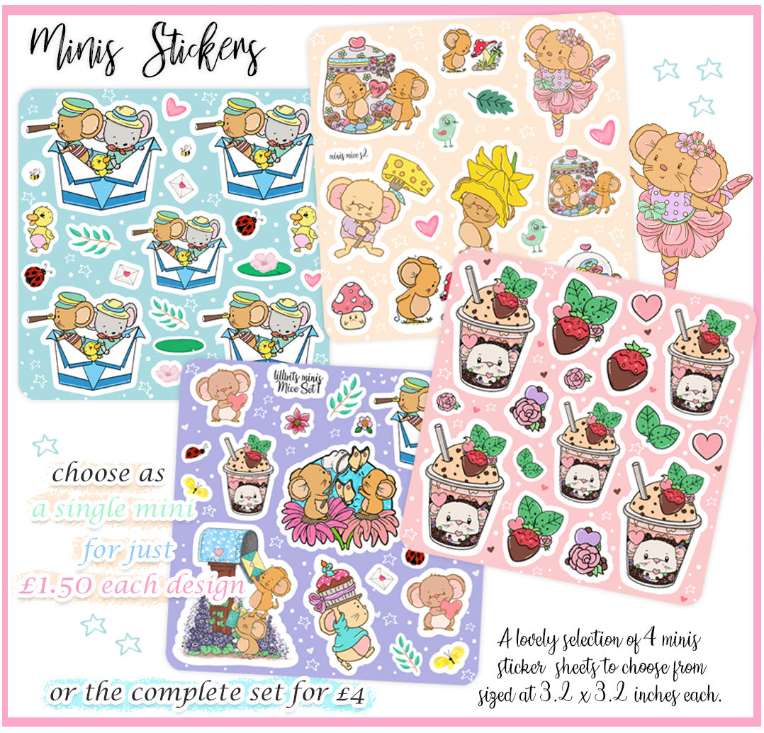 Lill Mice Minis Stickers