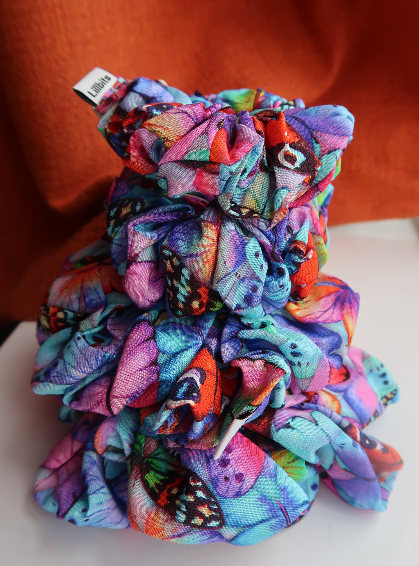 Rainbow Flutters Scrunchies