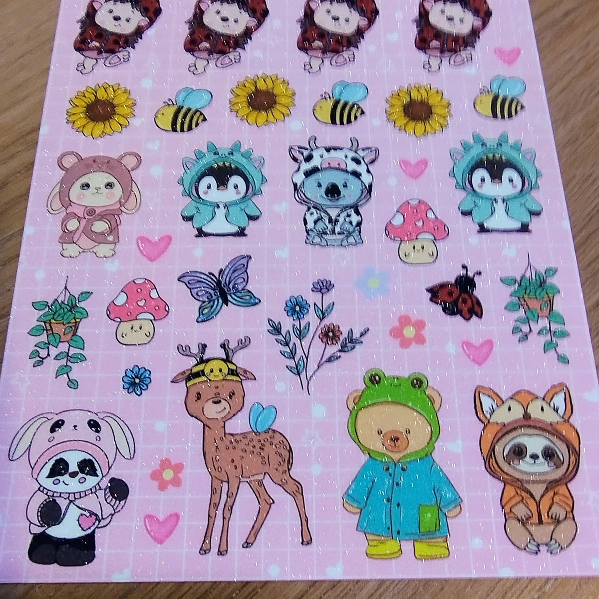 Hedgiebug and friends Sticker Sheet