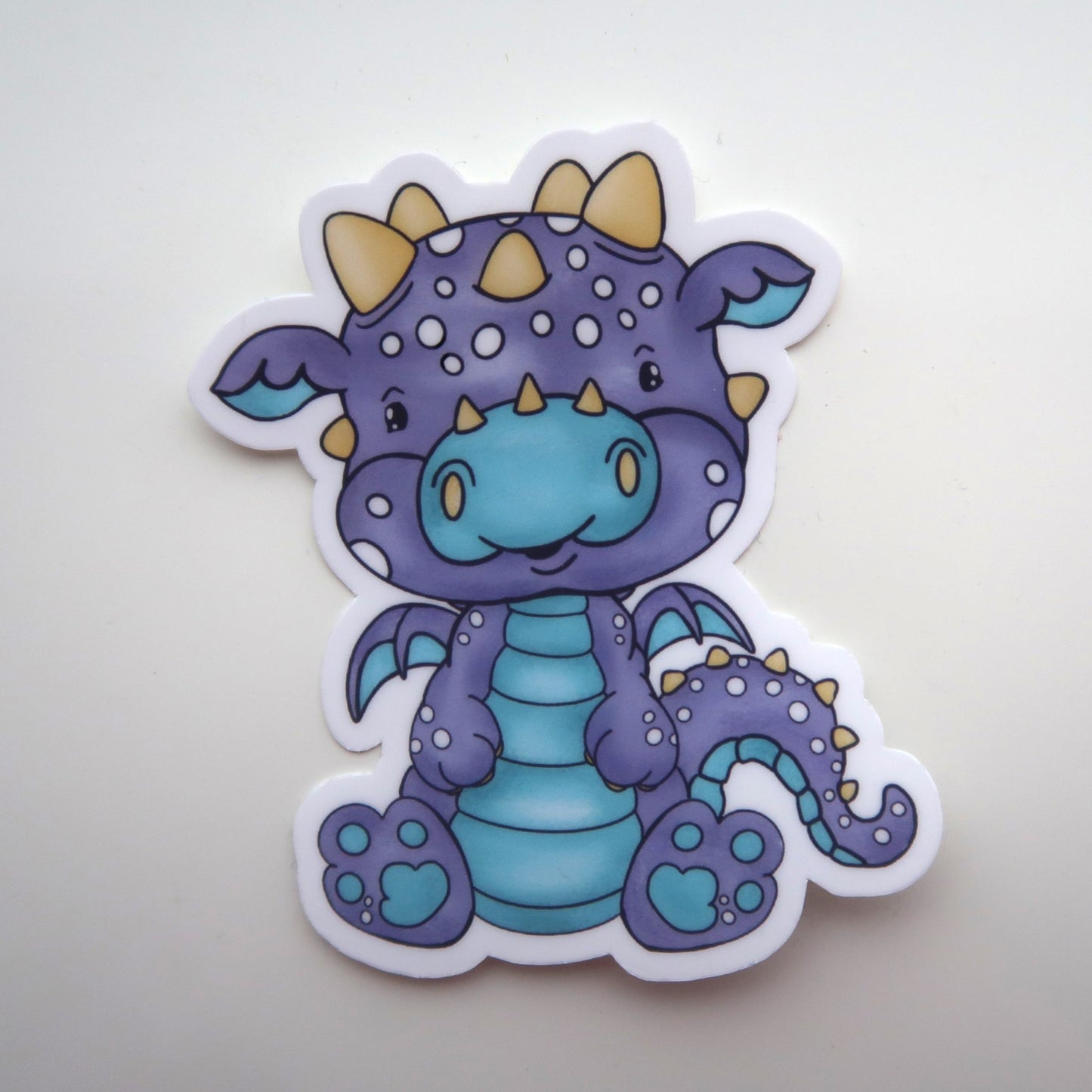 Toby Dragon Die Cut Sticker