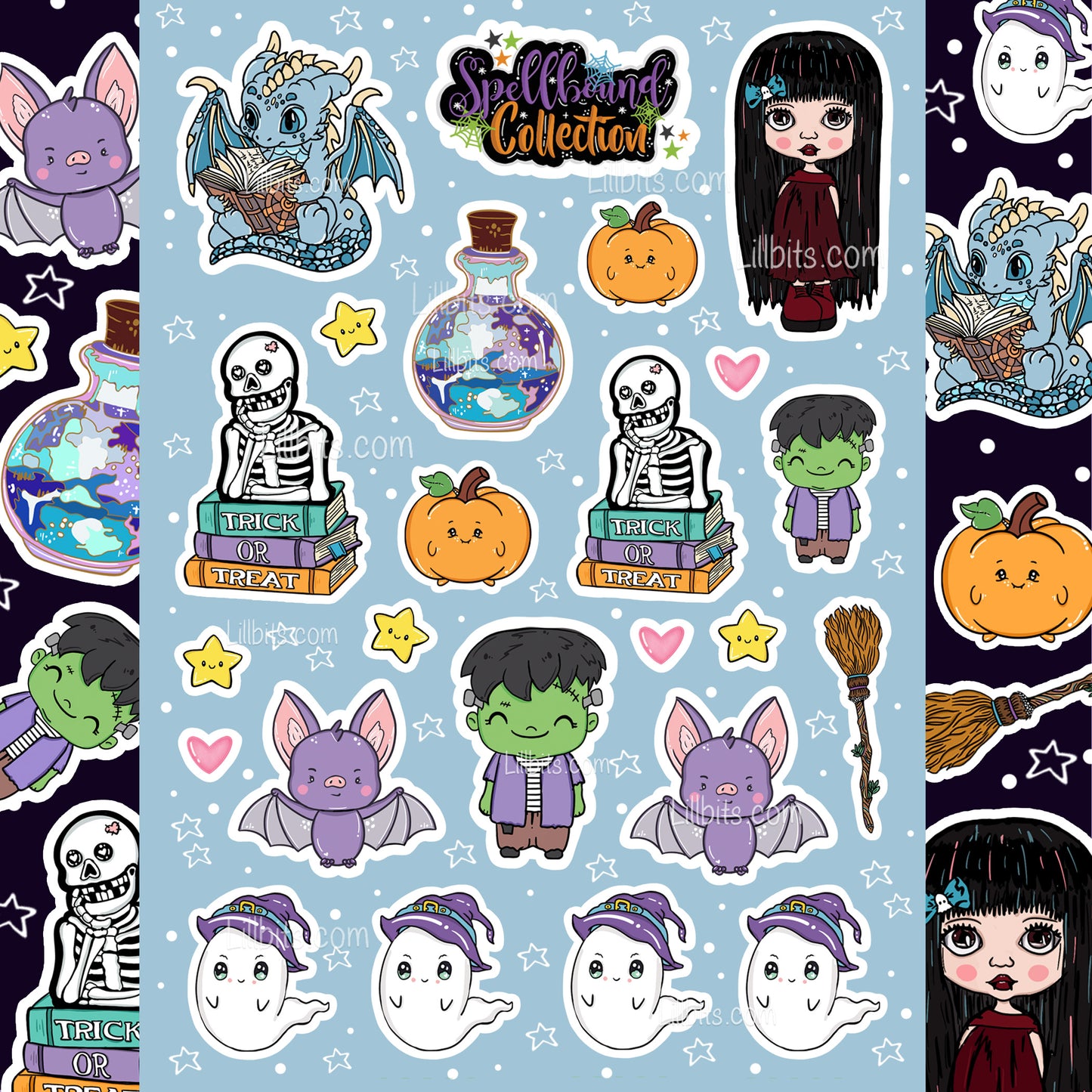 A5 Halloween Magic Sticker Sheet