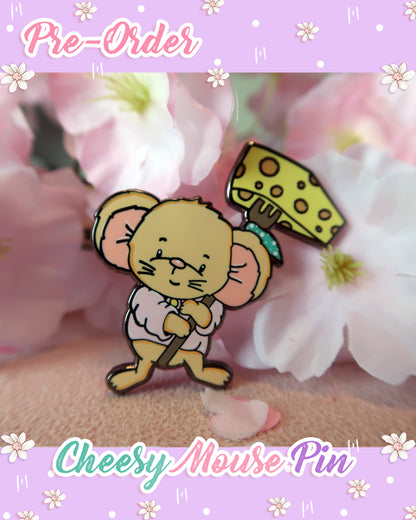 PRE ORDER Cheesy Mouse Pin