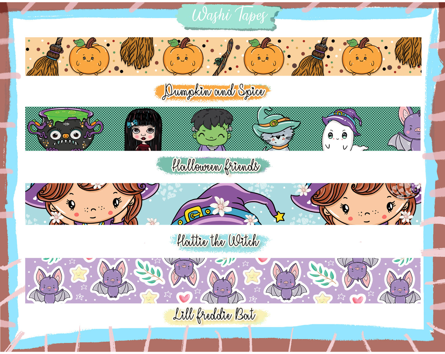 Halloween Cuties Washi Tape