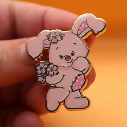 Lill Sakura Bunny Enamel Pin - Mega Sale