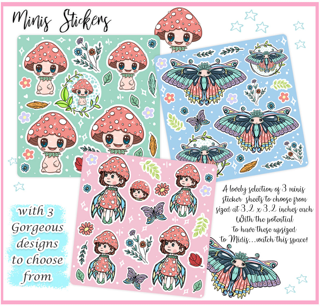 Minis Sticker Sheet - Fairy Lori