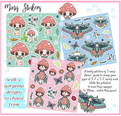 Minis Sticker Sheet - Fairy Lori