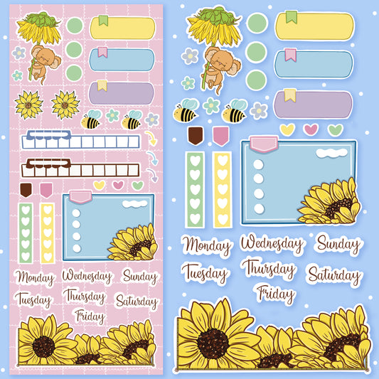 Lill Planner Sunflower Dreams Sticker Sheet
