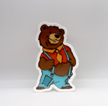 Bear Die Cut Sticker