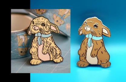 Beau Bunny Pin - Mega Sale