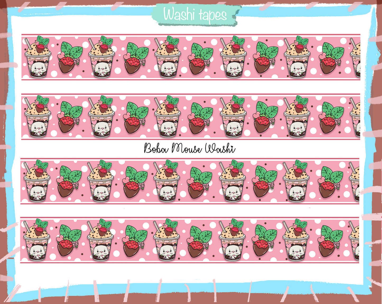 The Lill Mice Collection Washi Tape