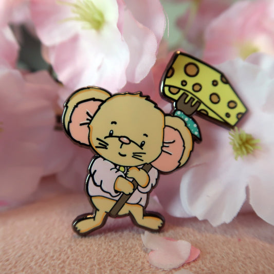 PRE ORDER Cheesy Mouse Pin