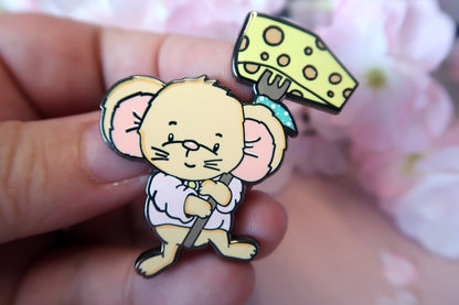 PRE ORDER Cheesy Mouse Pin