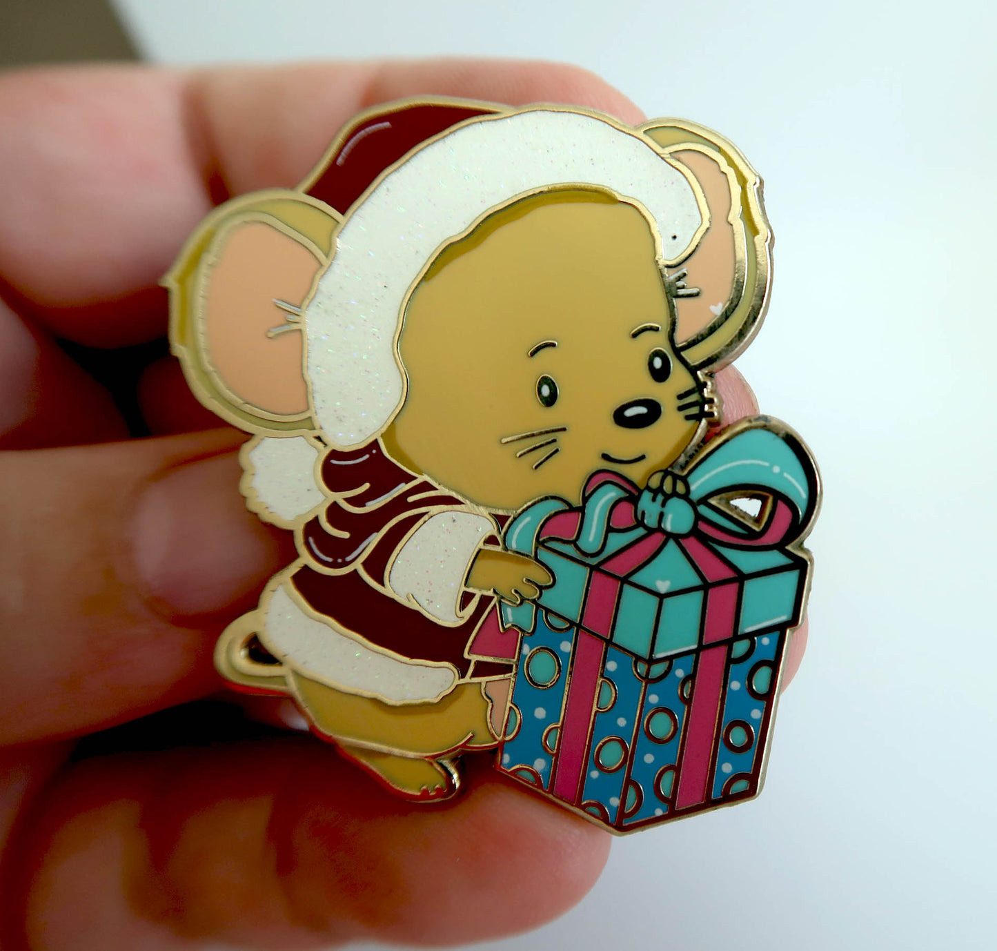 SECONDS - Chrismouse pin