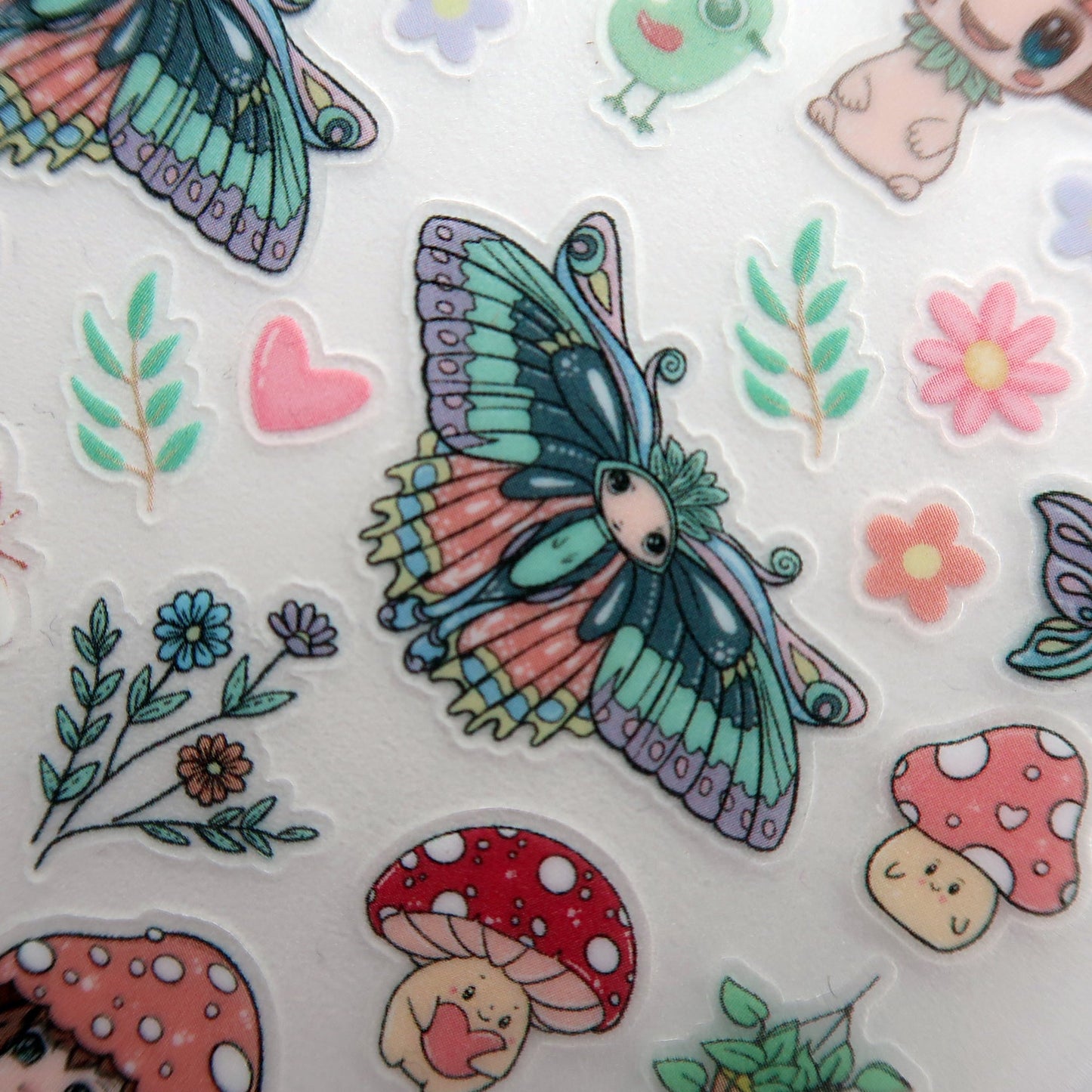 A6 Forest Friends Clear Sticker Sheet