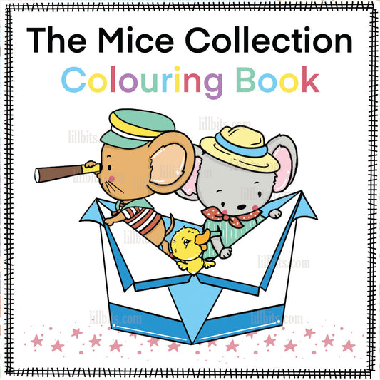 PRE ORDER Lill Mice Colouring Book
