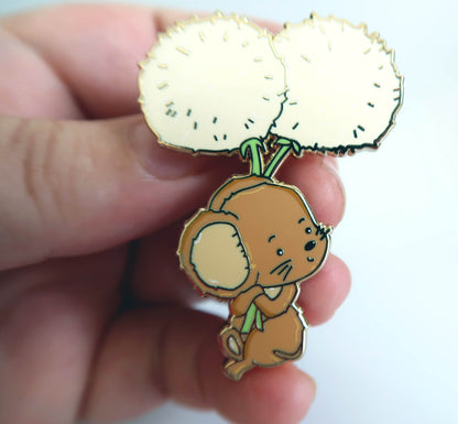 Dandelion Mouse Enamel Pin