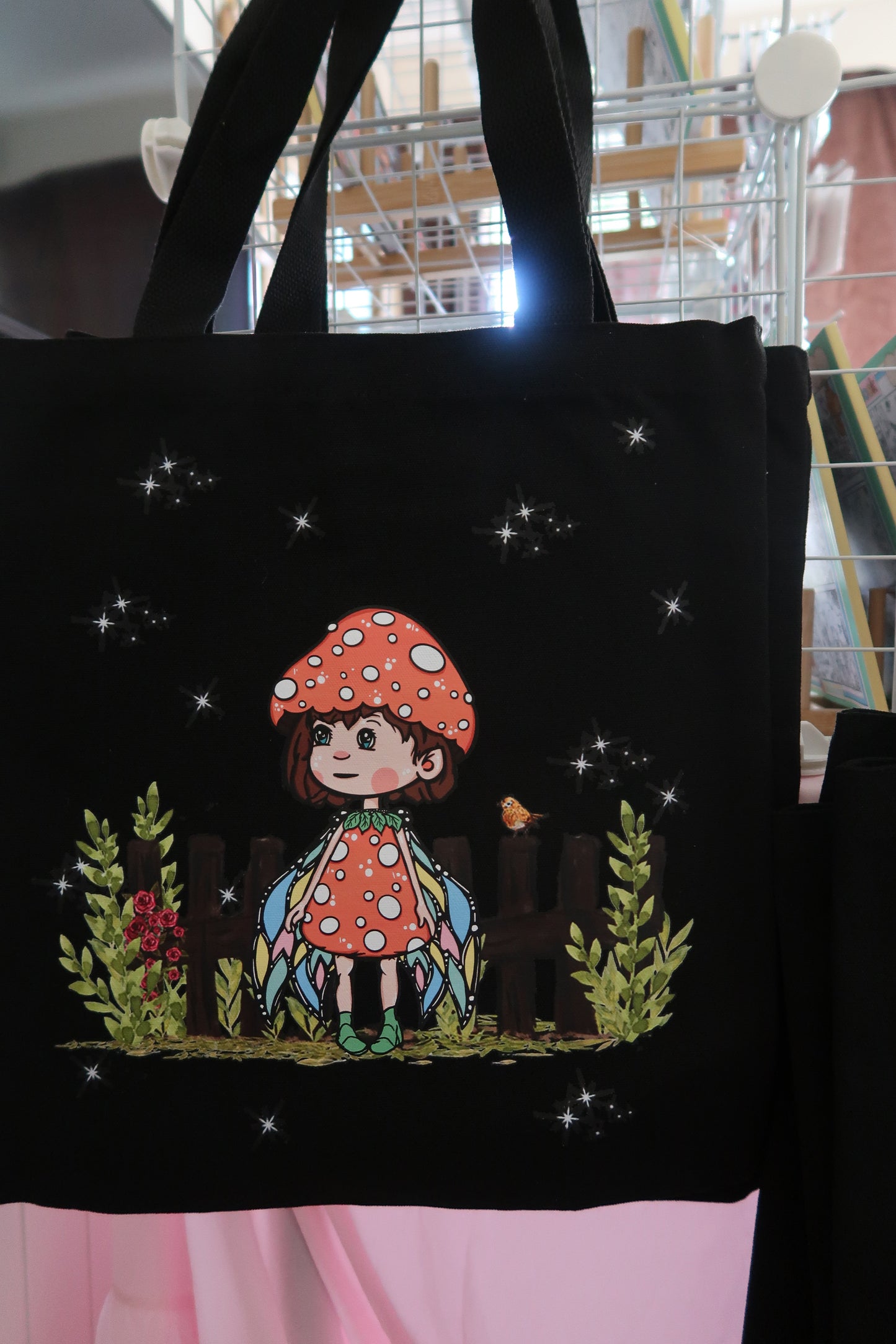 Shroomie and Lori Tote Bags
