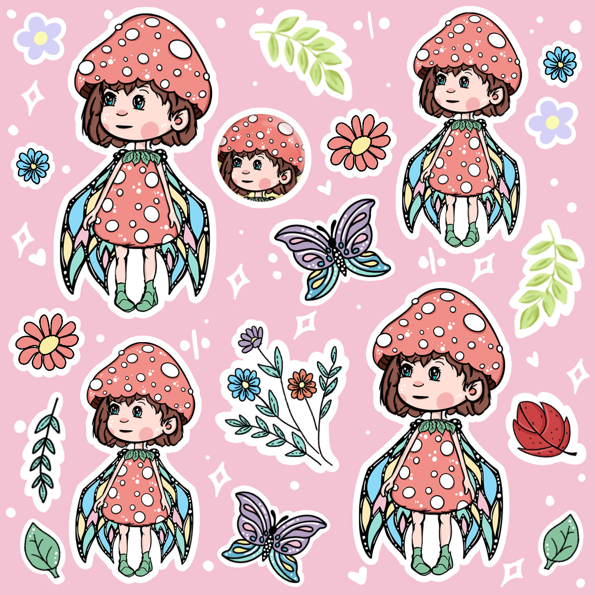 Minis Sticker Sheet - Fairy Lori