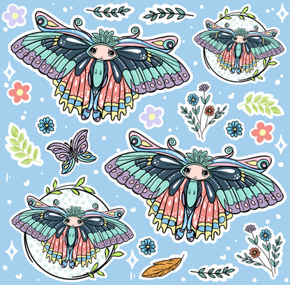 Minis Sticker Sheet - Flutterbella