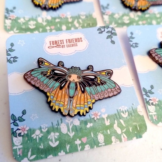 Flutterbella Enamel Pin