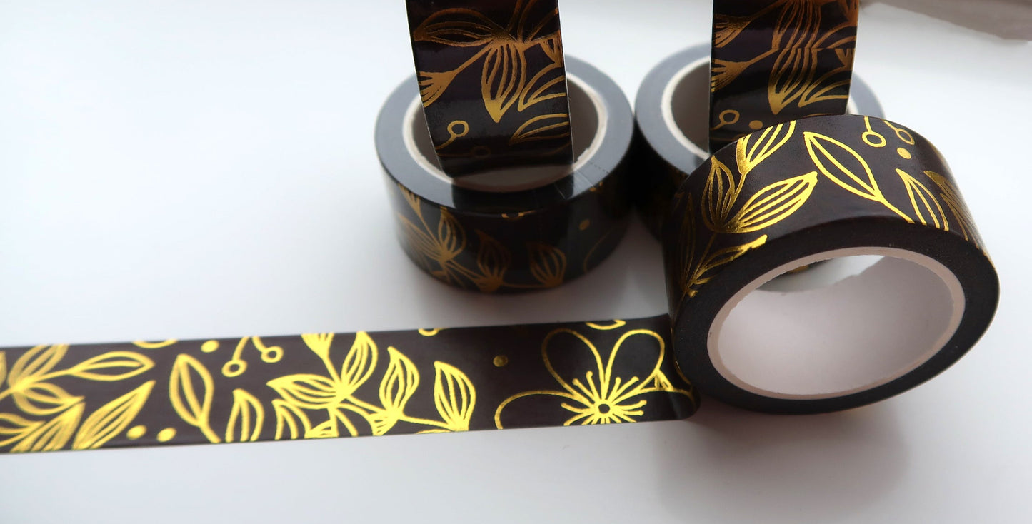Floral Foil Washi Tape