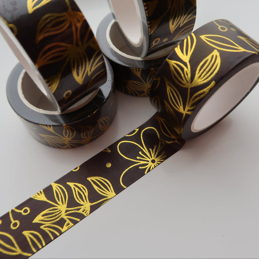 Floral Foil Washi Tape