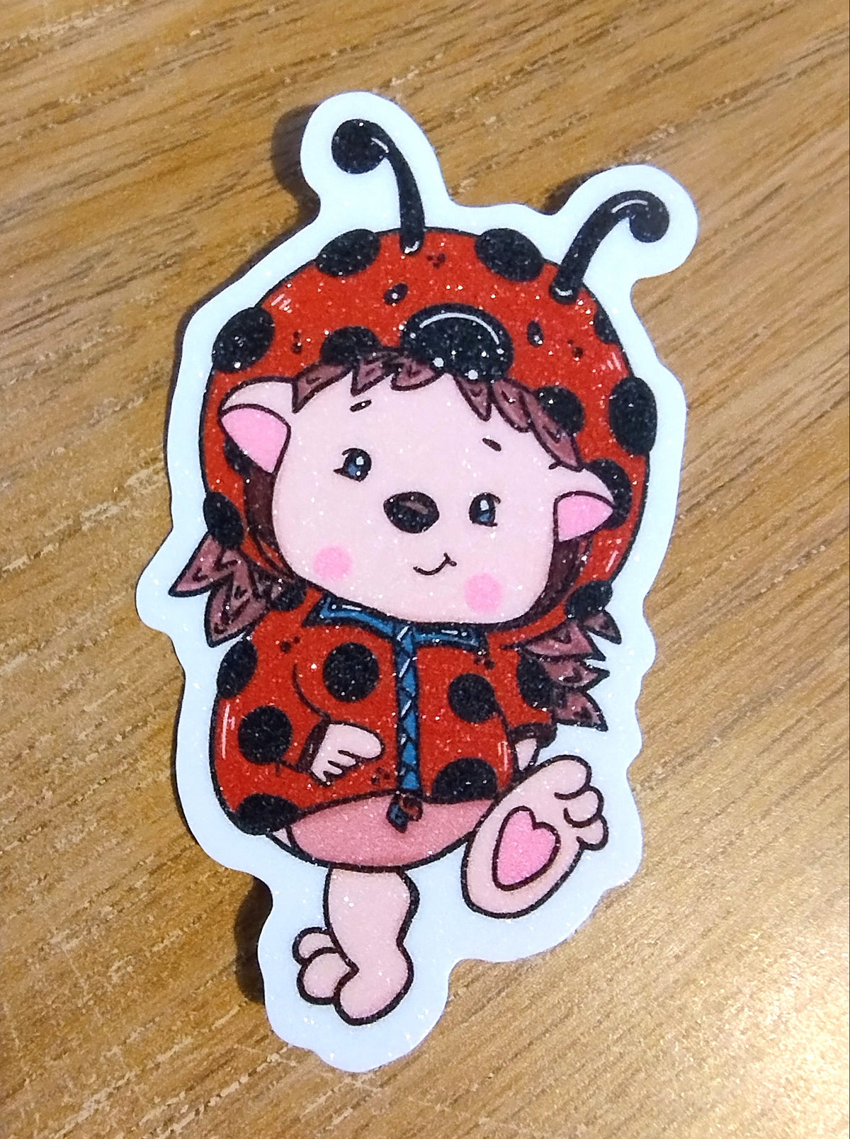 Hedgiebug Glitter Die cut