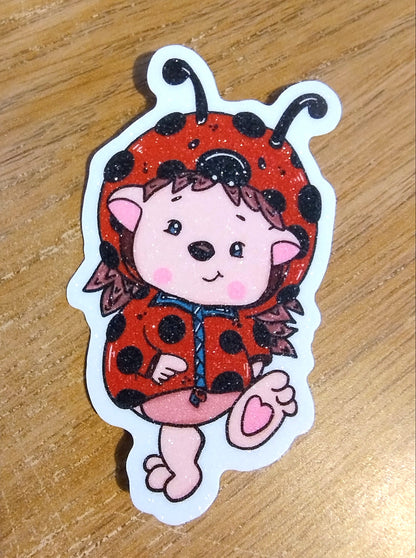 Hedgiebug Glitter Die cut